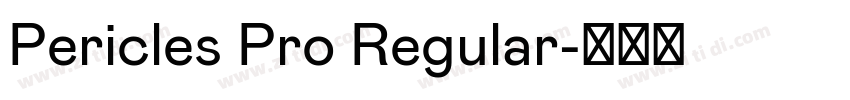 Pericles Pro Regular字体转换 Pericles Pro Regular字体转换